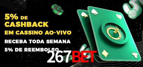 Promoções do cassino ao Vivo 267bet